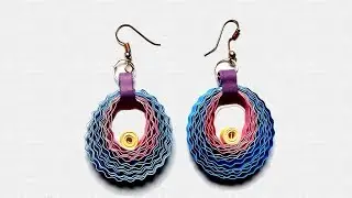 Modern Quilling Studs Earrings