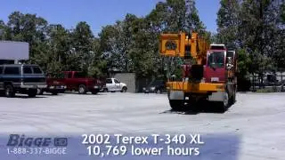 Terex T340 XL Crane for Sale from Bigge Crane and Rigging
