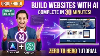 Build Complete Websites with Cursor AI in 30 Minutes 2026 - AI Code Generator | Urdu Hindi