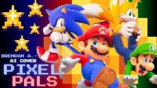Pixel Pals - Mario & Luigi + Sonic & Tails - Brendan A. (AI Cover)