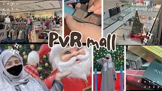 Shopping at PVR mall 🥰😍 Cosmetics shopping💅Christmas Decoration 🥰❤️Explore | Saminsiya