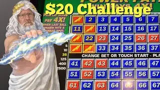 $20 Power Keno Challenge | Maximizer Strategy in Action