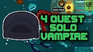 STARVE.IO - How To Do 4 Quest Solo Its Easy In Vampire Mode!! (VAMPIRE GAMEPLAY)