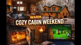 New Year Cabin Weekend | 4K | ASMR | Minecraft | Cozy Cabin
