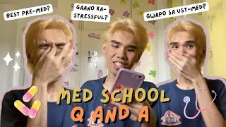 MED SCHOOL Q AND A VLOG - QUESTION AND ANSWER (ust med, best pre-med, gwapo sa ust med) | Tris J