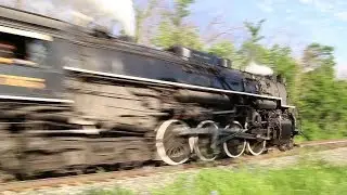 NKP 765 going FAST at 70mph
