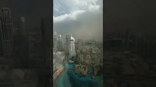 Sand storm in Dubai