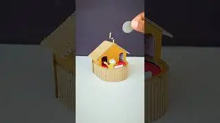 carboard coin house , DIY cardboard atm