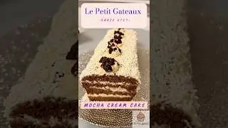Mocha Cream Cake #cake #tortascasera #RecetasDePostres #tartafacil #dessert #pasteleria