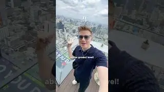 Eating at the highest restaurant in Thailand! 🇹🇭     #thailand #bangkok #mahanakhon #ojobangkok