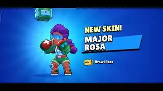 NEW SKIN MAJOR ROSA BRAWL PASS SEASON 10 - BRAWL STARS