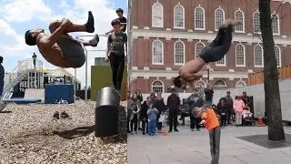 Parkour Athlete Can Perform His Insane Flips Anywhere
