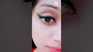 #1min dramatic eyeliner tutorial in hindi for beginners #howtoapplywingeyeliner #ytshortsvideo