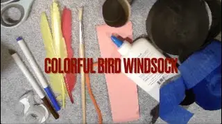Colorful Bird Windsock