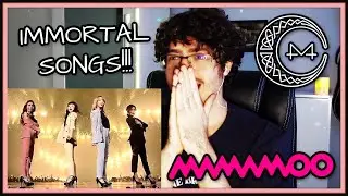 Reagindo ao MAMAMOO AO VIVO Pela PRIMEIRA VEZ!!! 🌘🎤 (Mamamoo Immortal Songs Medley Reaction)