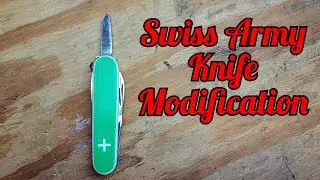 Modifying a Swiss Army Knife for Whittling