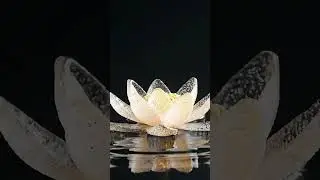 🌸 Crystal Lotus Bloom & Rebirth | 4K Relaxation, Meditation & Healing Video