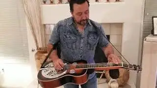 Fireball. Josh Graves cover on a Gold tone Dobro.