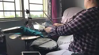 On Fire - Michel Camilo //Drum Cover w/Piano Duet