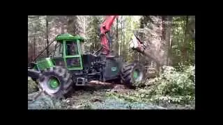 NOE NF 210-4R mit Log Max 4000 Harvester Agregat