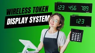 Wireless Token Display systems | Queue Management / Order Pickup Displays