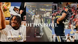 WE WON THE COTTON BOWL VS OHIO STATE | Luther Burden behind the scenes