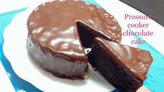 How to Make Cake In Pressure Cooker - Without Oven Cake Recipe - Super Moist Chocolate Cake Recipe