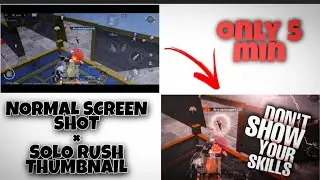 How To create Thumbnail Like Solo rush ❤️💯