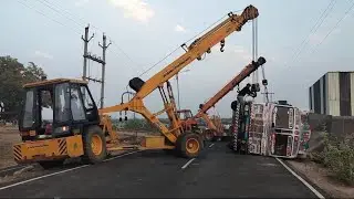 😲धान से भरा ट्रक पलटा हुआ बड़ा हादसा, Mahesh Patel farming video