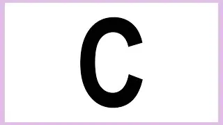 How to draw a fish step by step| Fish drawing with letter C 