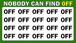 Find The Odd One Out | Test Your Observation Skills IQ Quiz 🧠👁️ | Number and Letter Edition.