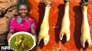 We Cooked Cow Legs and Turned Them Into Incredible Soup &ndash; African Rural