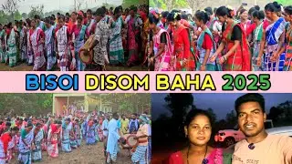 BISOI DISOM BAHA 2025 || BAHA POROB ||  SANTHALI VLOG || BISOI BLOCK MAYURBHANJ ODISHA