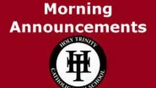 Holy Trinity Catholic High School (Simcoe, Ontario) Live Stream 8:55am School Days