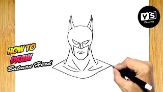 How to draw Batman Head