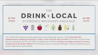 The Drink Local Economic Recovery Package aims to change Minnesota liquor laws
