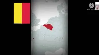 Belgian Empire Turning countries into Empires Part 7  #geography #viralshorts #viral #europe #flag