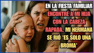 En la fiesta familiar encontré a MI HIJA con la cabeza RAPADA, mi hermana se rió 'es solo una broma'