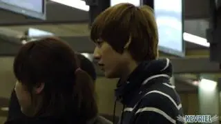 [FANCAM] 110419 인천공항 태국 출국 (유키스 케빈/ukiss kevin)