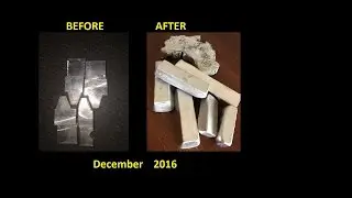 ALUMINIUM  MELTING AIRCRAFT GRADE  Into Ingots Full Pour 1080p