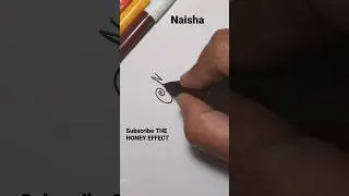 Naisha name style sign #youtubeshorts #shortfeed #signature #art #autographs #shorts
