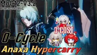 Anaxa E0S1 Hypercarry 0-Cycle 3-Cost | 3.2 Moc Banacademic | Honkai: Star Rail