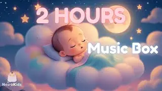 Music Box Baby Sleep | Sleeping Baby in Soft Night Glow | 2 Hours | NeuroKids