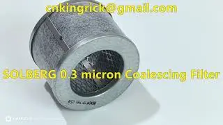 SOLBERG Electrostatic Adsorptive Media FilterCoalescing 0.3 micron Coalescing Filter GM843
