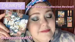 Colourpop Go For Baroque Collection Review!! Disappointing? Lack Luster Shimmers!! #makeup