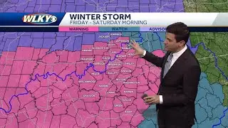 Cold Thursday, winter storm with snow on Friday
