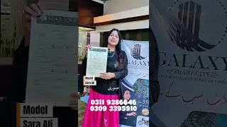 Plots Scheme Housing Project in Karachi Galaxy Smart City UBL Bank Say Farm Lein or Apna Lease Plot