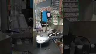Rotary bottle cap wadding foil lining machine