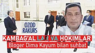 OzodRakurs: Mirziyoyev saylovni kambag&rsquo;allardan boshladi