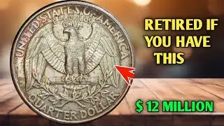 5 редких старых и грязных четвертьдолларовых монет стоимостью до 500 000 долларов 💰